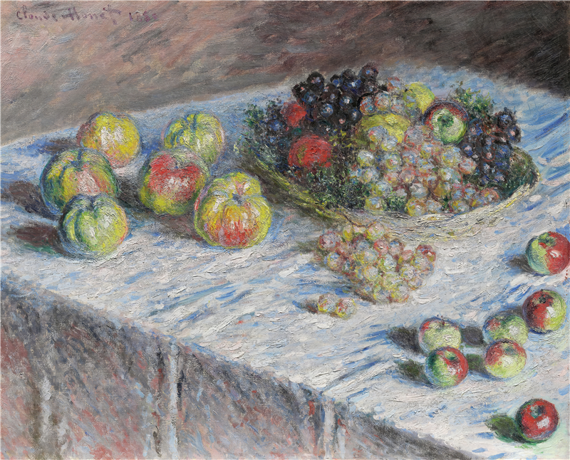 <a href='artist?a=Claude Monet'>Claude Monet</a> Apples and Grapes <a href='genre?g=Impressionism'>Impressionism</a>